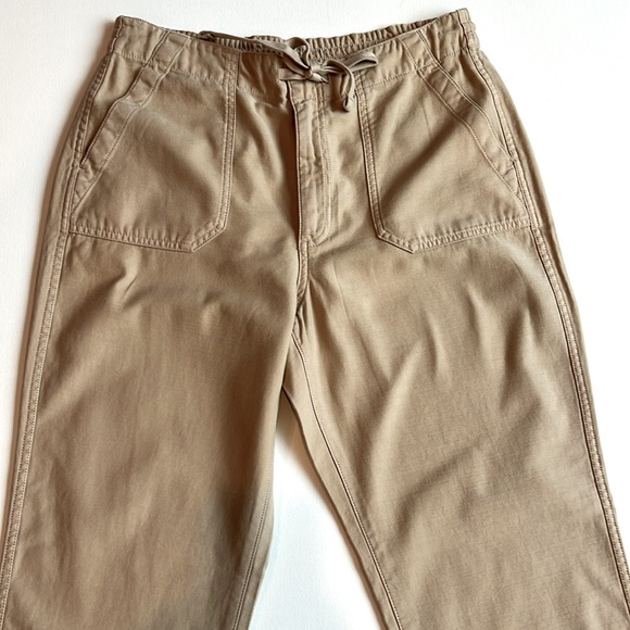 J.Crew Tie-Waist Camp Pant- NWT- Dark Beechwood- Size MEDIUM - Picture 5 of 9